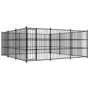 Udendørs hundebur 450 x 450 x 185 cm