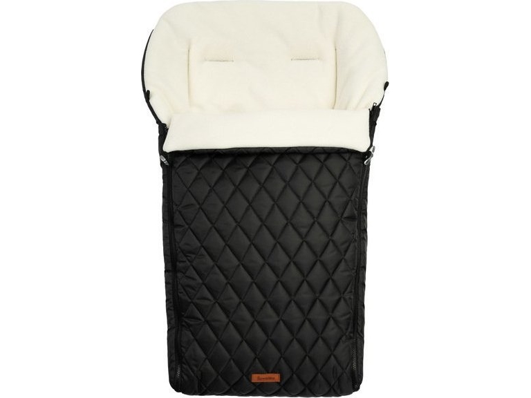 Sensillo Quiltet Fleece-Sovepose Sort Til Barnevogn