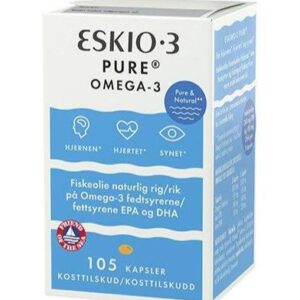 Eskio-3 Pure Omega-3, 105 kapsler