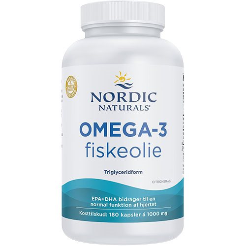 Nordic Naturals Omega-3 fiskeolie - 180 kap