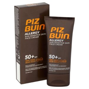 Piz Buin Allergy, Solcreme, Ansigt, Rør, Fugtende, 50 Ml, Voksne