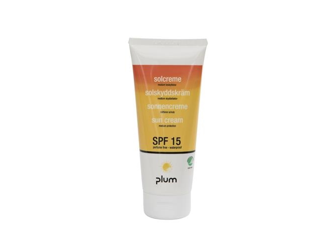 Plum Solcreme 200Ml Faktor 15 - 3002.U.Parfume, Beskyt. Mod Uva + Uvab Stråler, Svanemærket