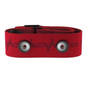 Polar Pro Strap, Pulsmåler, Silikone, Tekstil, Rød, Spændelukning, 93 Cm, 65 Cm
