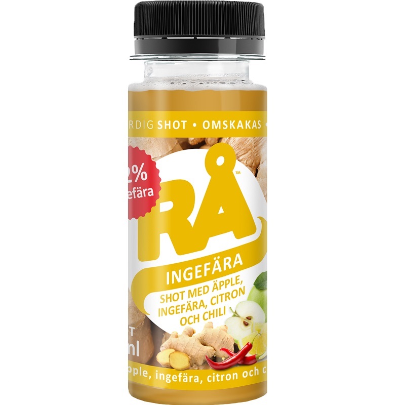 RÅ - Ingefær | Æble | Citron | Chili shot 65ml