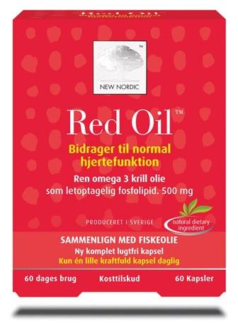 Red Oil omega-3 krill olie, 120kap.