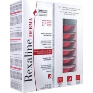Rexaline Rexaline Derma Night Mask-In-Cream Ansigtsmaske 6X3ml