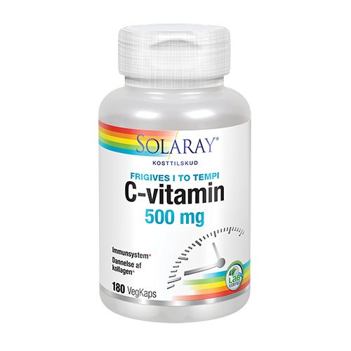 Solaray C-vitamin 500 mg - 180 stk.
