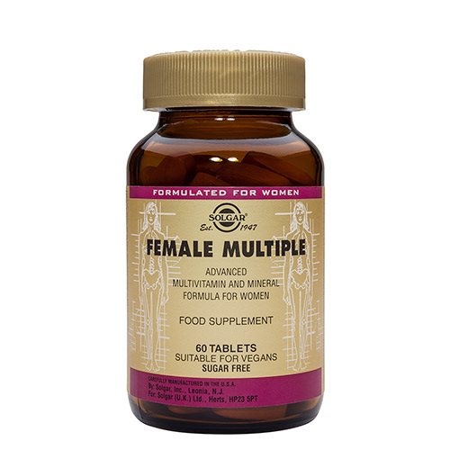Solgar Female Multiple multivitamin til kvinder, 60 tab/127g
