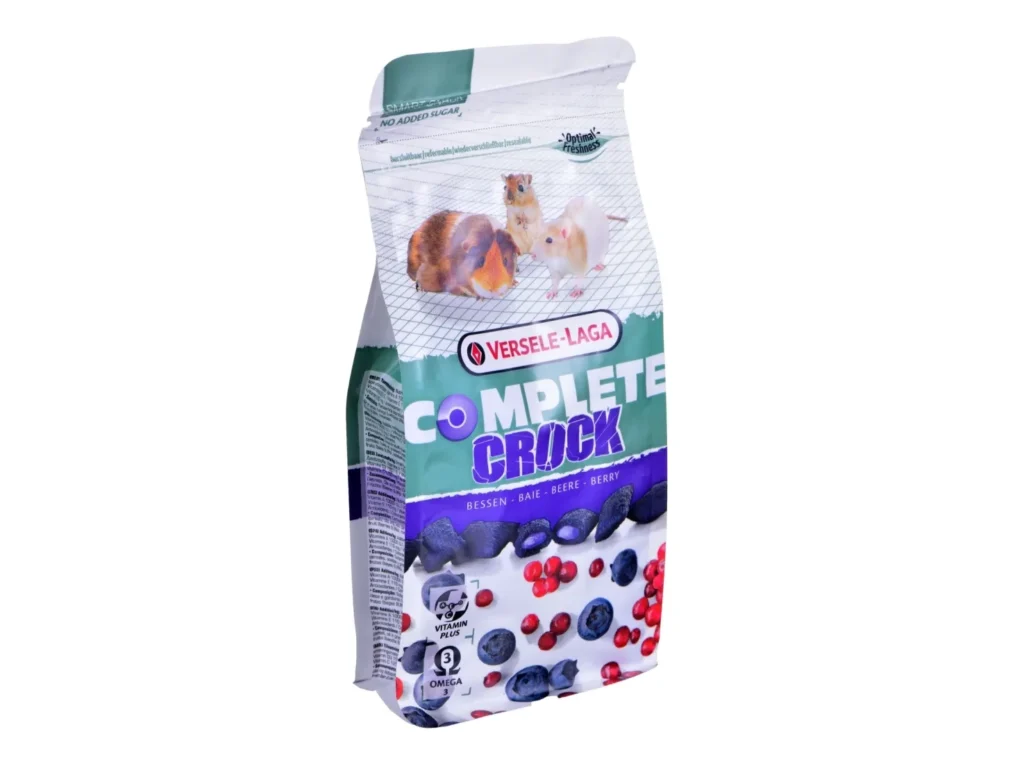 Versele-Laga Crock Berry, Snack, 50 G, Kanin, Omega-3, Vitamin A, Vitamin C, Vitamin D3, Vitamin E, Taske
