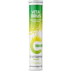 VitaBrus C-Vitamin brusetabletter - Citrussmag - 20 tab
