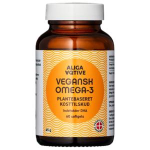 Aliga Aqtive Vegansk Omega-3 (60 softgels)