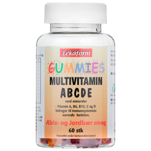 Lekaform Gummies Multivitamin ABCDE (60 stk)
