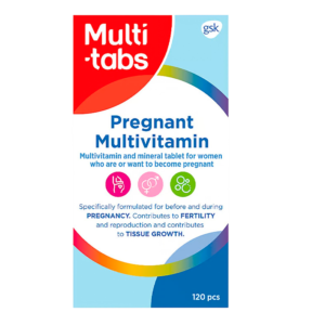 Multi-Tabs Pregnant Multivitamin (120 tabs)
