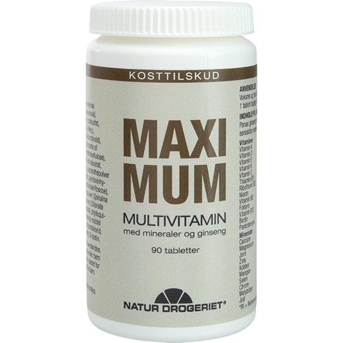 Natur Drogeriet Maximum Med Ginseng (90 tabletter)