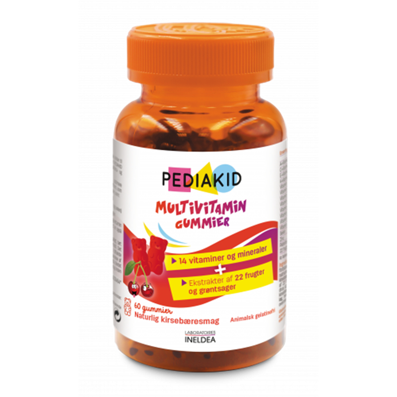 Pediakid Gummies Multivitamins Cherry (60 stk)