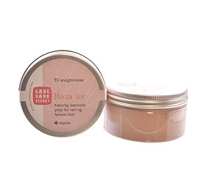 Sæbeværkstedet Rosa Ler til Ansigtsmaske (50 gr)