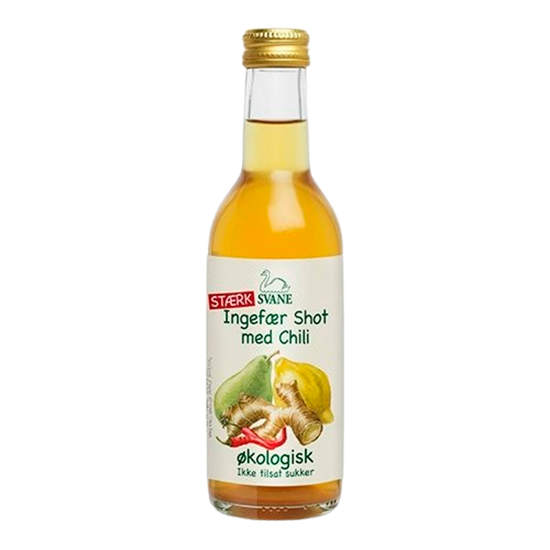 Svane Ingefær shot m. chili Ø (250ml)