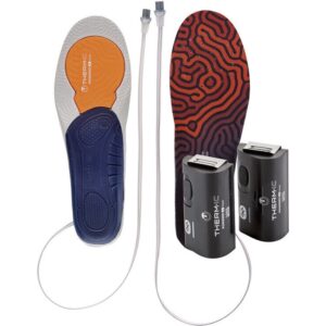 Therm-Ic Insoles 3D Set - Opvarmede Indlægssåler Med Batteri, Størrelse L