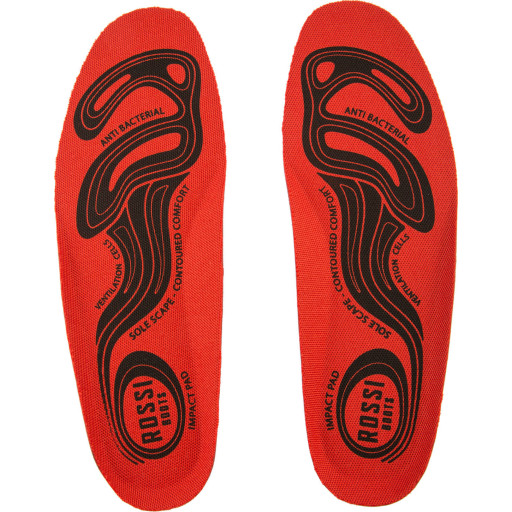 Rossi Boots Indlægssåler, Rød, 4