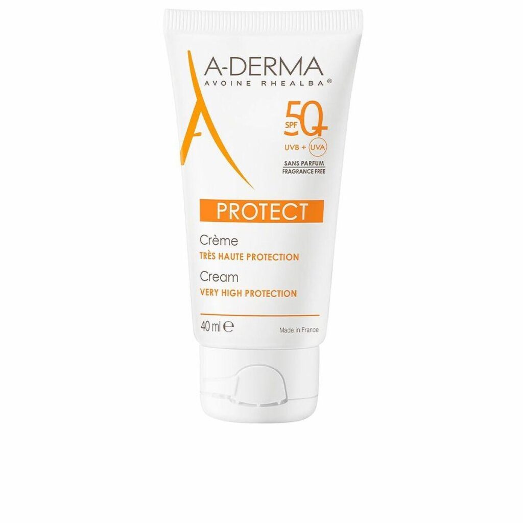 A-Derma Protect solcreme uden parfume SPF 50+ - 40 ml