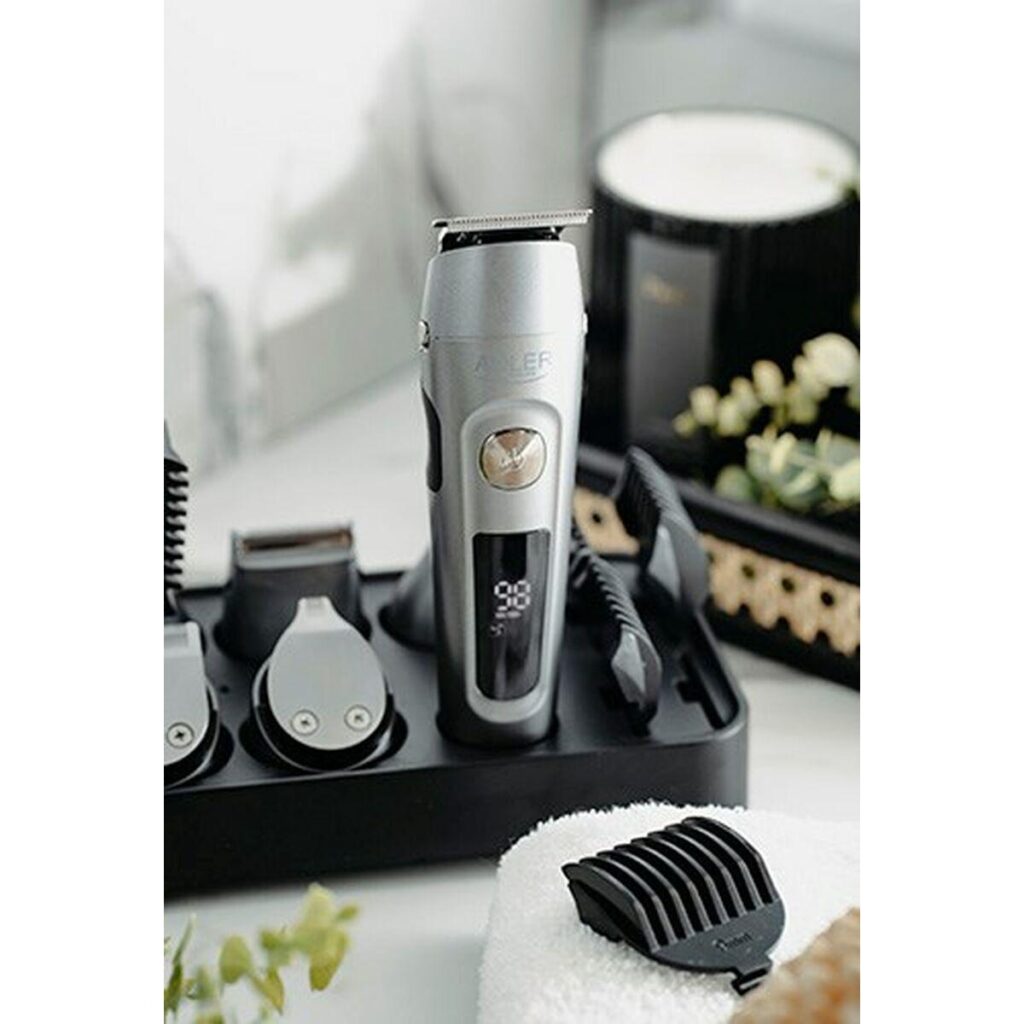 Adler Hårtrimmer/Shaver AD 2944 - sølv med LCD