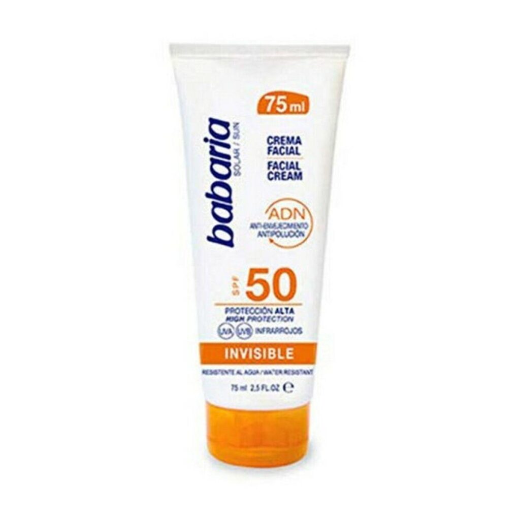 Babaria Solar ADN Invisible solcreme til ansigt SPF 50 - 75 ml