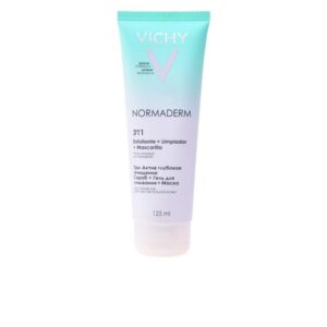 Vichy Normaderm 3-i-1 eksfolierende ansigtsmaske 125 ml