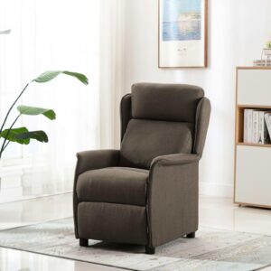 Massagestol Taupe Stof