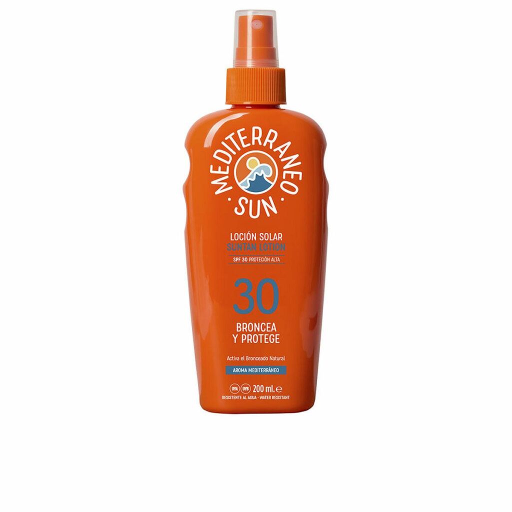 Solcreme SPF 30 Mediterraneo Sun Coconut Bronzer 200 ml spray
