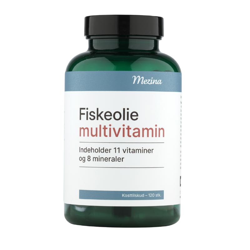 Mezina Fiskeolie + Multivitamin (120 kaps)