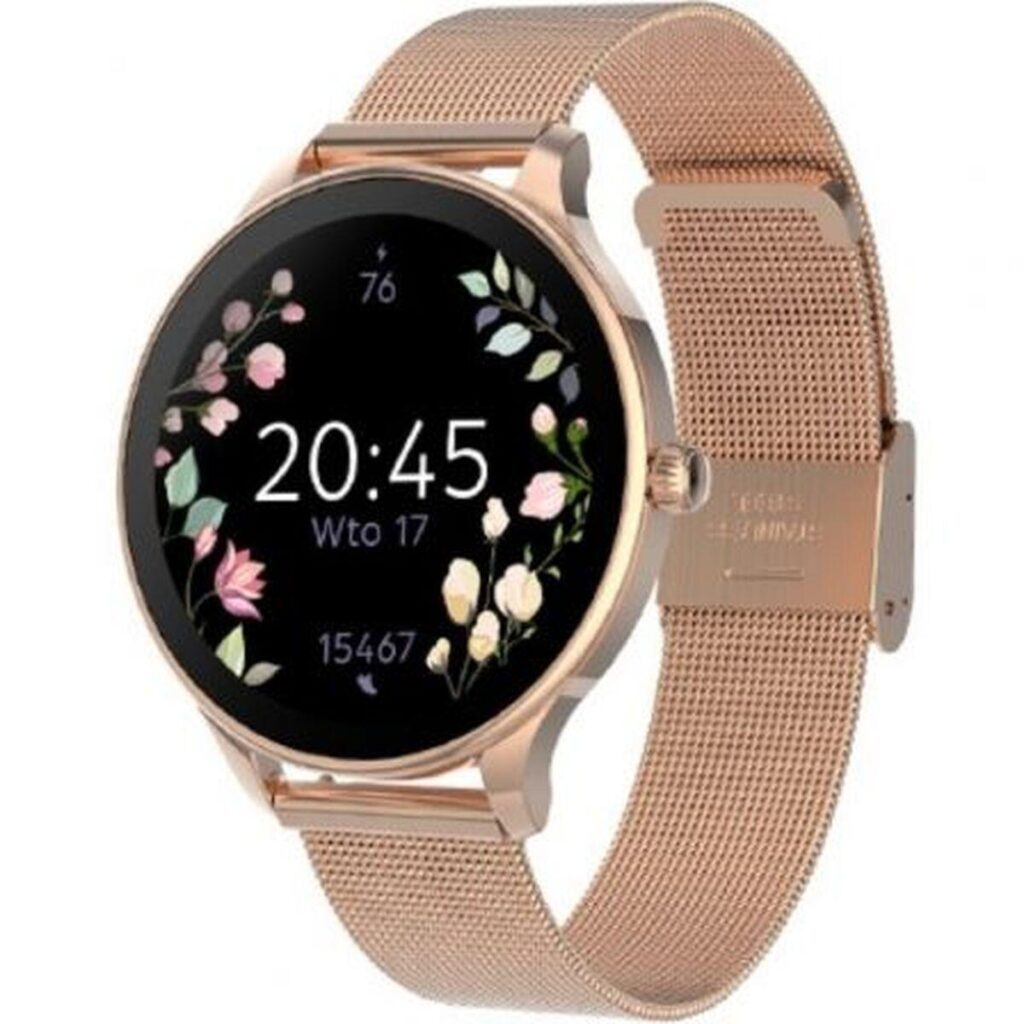 Smartwatch Forever GSM180307 - pink AMOLED med pulsmåler