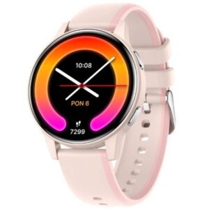 Smartwatch Forever - pink 1,28" AMOLED med pulsmåler
