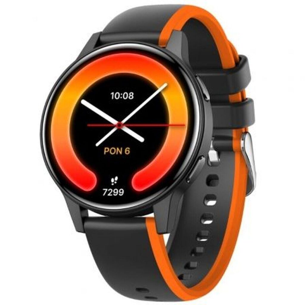 Smartwatch Forever - sort 1,3" AMOLED, pulsmåler