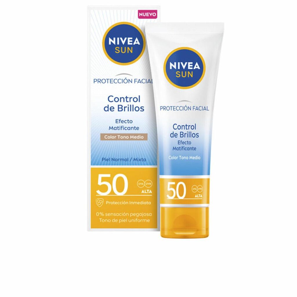 Solcreme Nivea Sun Control de Brillos SPF 50 - 40 ml