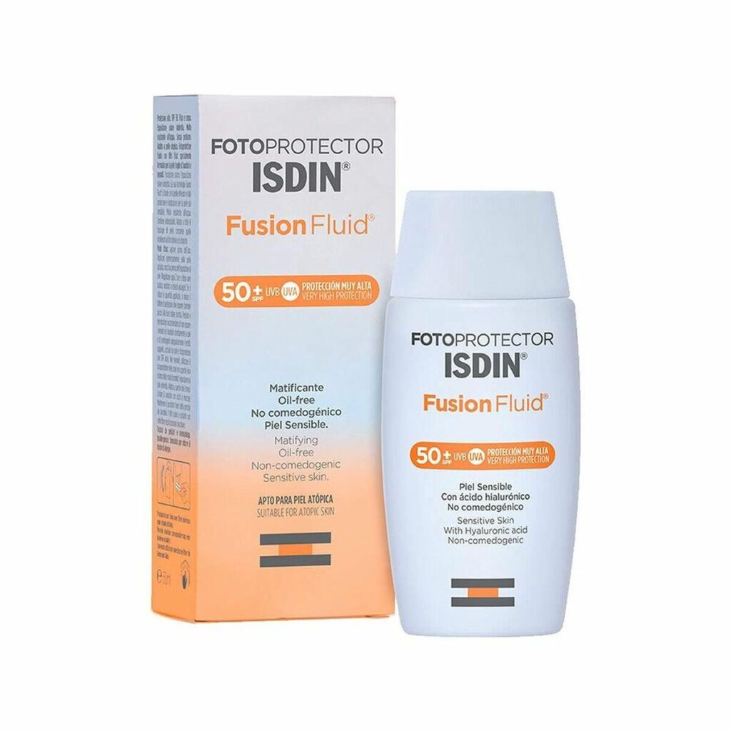 Solcreme til ansigt SPF 50+ Isdin Fotoprotector Fusion Fluid 50 ml