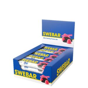 1 x Swebar Proteinbar 55 g - Hallonlakrits