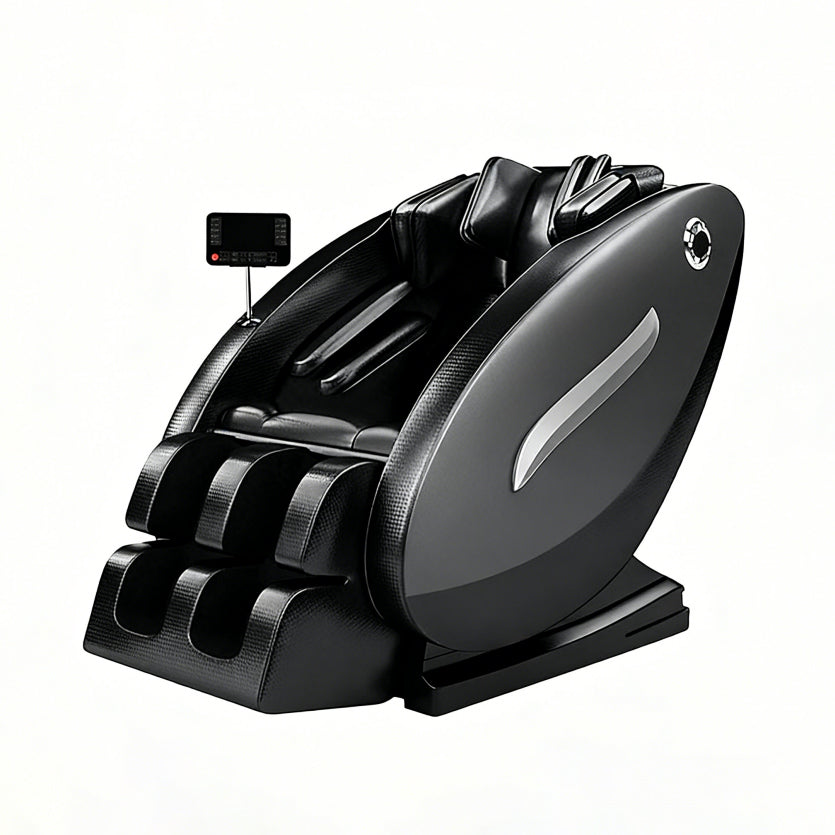 Flowliner 4D Massagestol - Silver Black
