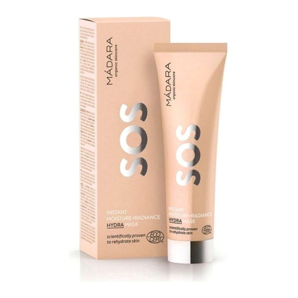 Fugtgivende Ansigtsmaske Mádara SOS Lysreflekterende (60 ml)
