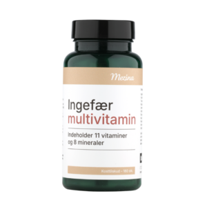 Mezina Ingefær + Multivitamin (180 tabl)