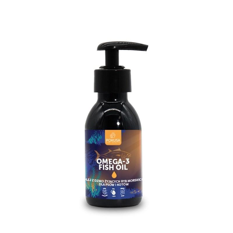 POKUSA Omega-3 fiskeolie til hunde og katte 100 ml