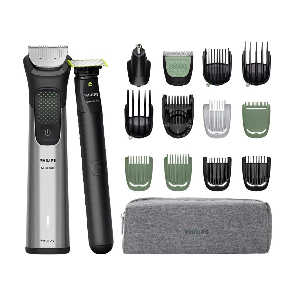 Philips MG9535/15 alt-i-en hårtrimmer rustfrit stål, 27 længder