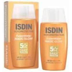 Solcreme til ansigt Isdin Fusion Water Magic Glow SPF 50 - 50 ml