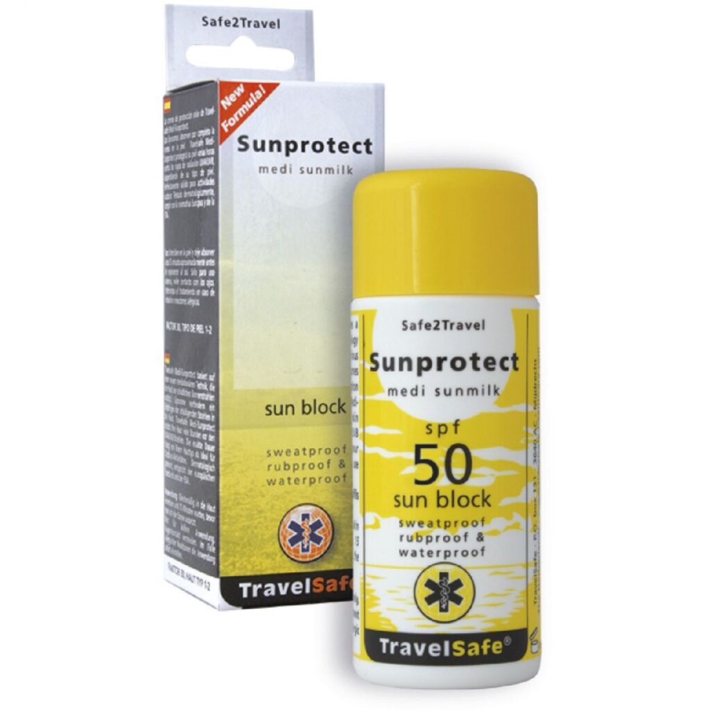 TravelSafe Sunprotect 50, 200 ml, solcreme