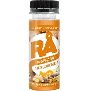UDGÅR - RÅ - Ingefær | Appelsin | Æble | Gurkemeje | citron shot 65ml
