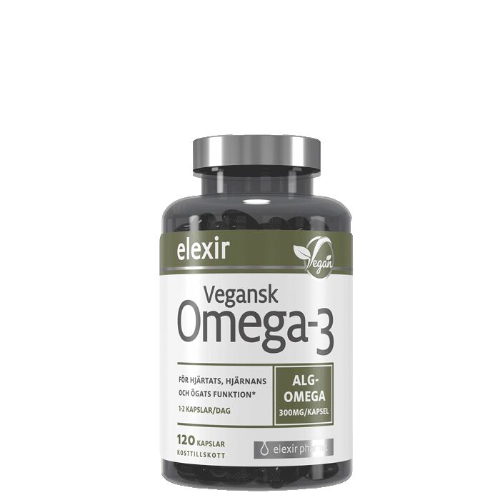 Vegansk Omega-3 120 kapslar