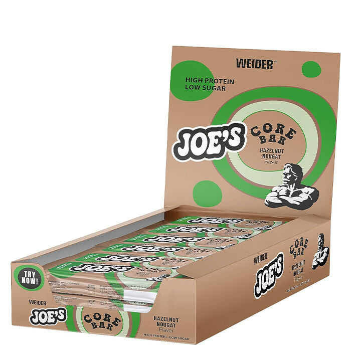 12 x JOE's Core Proteinbar 45 g - Nougat Hazelnut