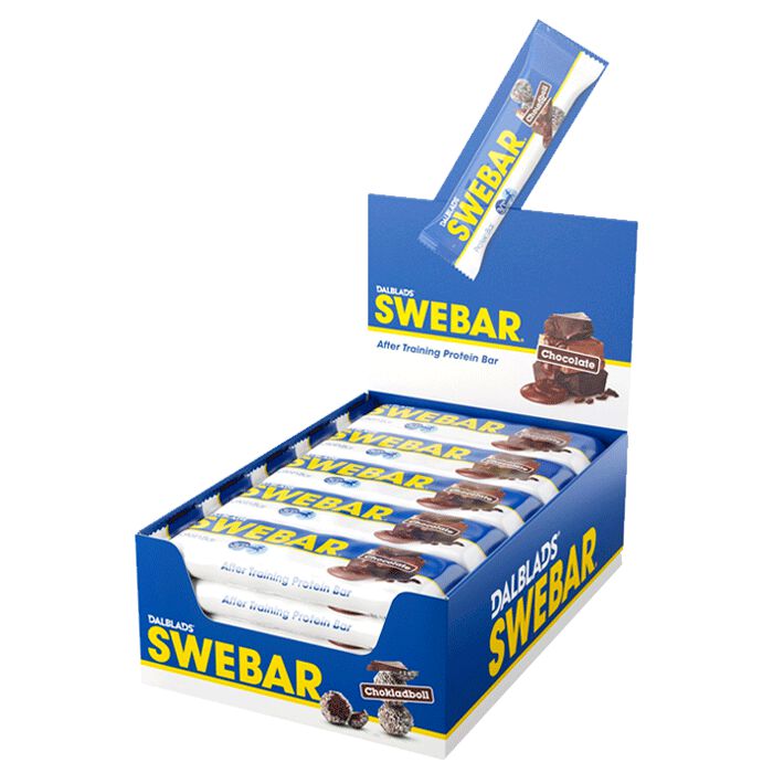 15 x Swebar Proteinbar 55 g - Chocolate