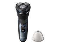Philips Shaver 3000 Series S3144 våd/tør barbermaskine, marineblå