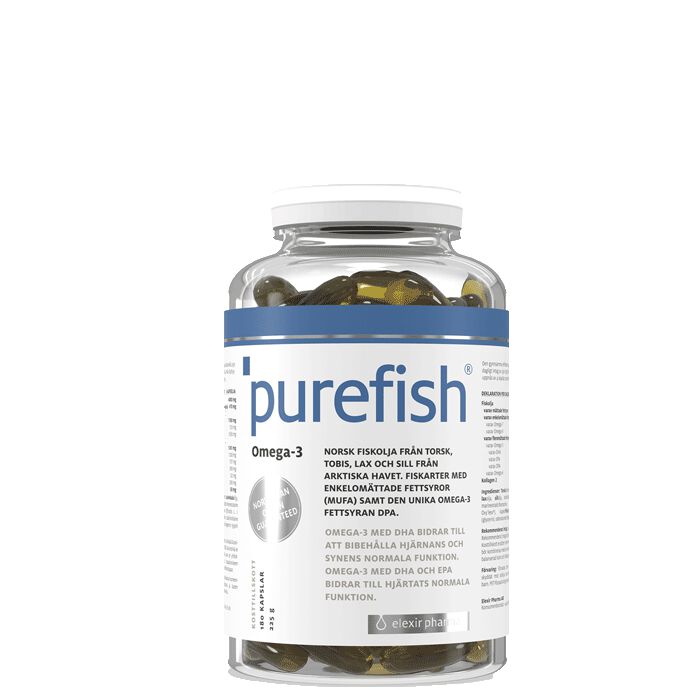 Purefish Omega-3 180 kapslar